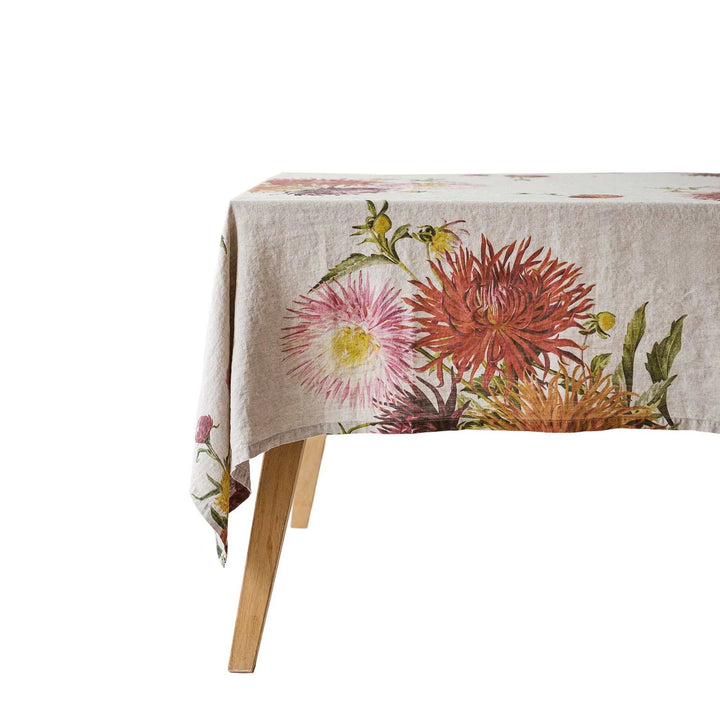 Country Flowers Linen Tablecloth | 170x330cm - Suzie Anderson Home