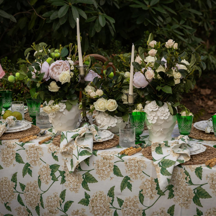Cream Hydrangea Napkins | SET OF 4 - Suzie Anderson Home