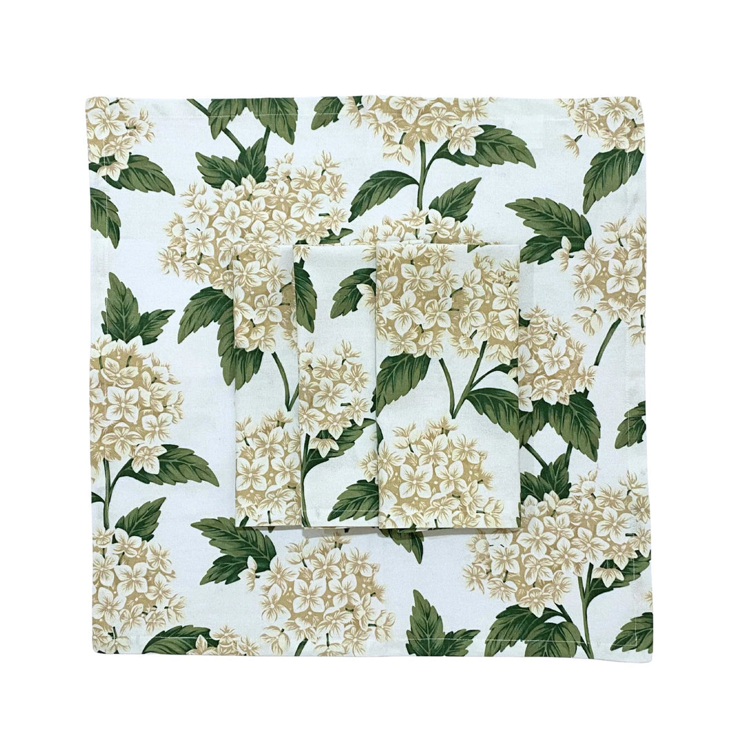 Cream Hydrangea Napkins | SET OF 4 - Suzie Anderson Home