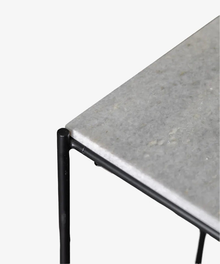 Croix Console Table | Iron/Marble | W100 x D39 x H76cm - Suzie Anderson Home