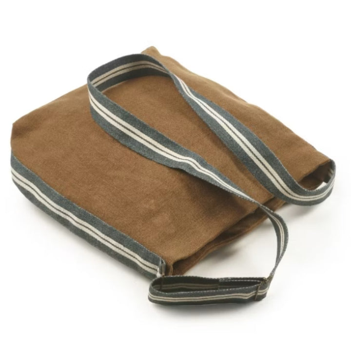 Miles Linen Crossbody Bag | Libeco | Oak