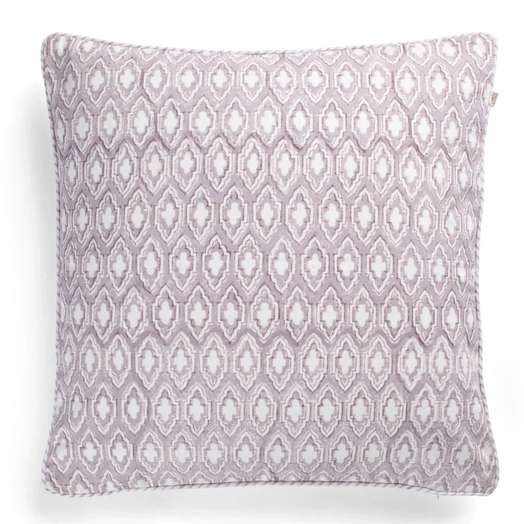 Cross | Cotton Cushion Cover | Lilac | 50x50cm-Suzie Anderson Home