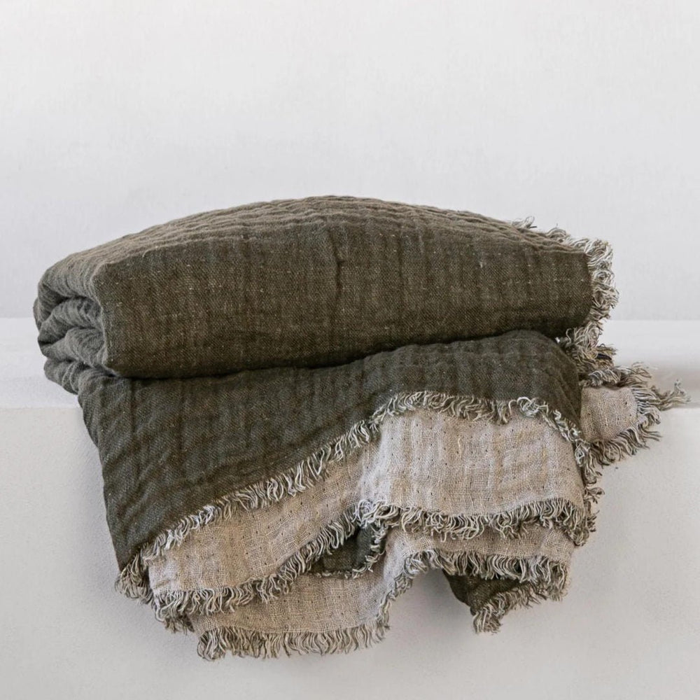 Crush Double Throw | Armee/Sable - Suzie Anderson Home