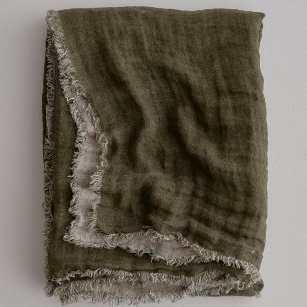 Crush Double Throw | Armee/Sable - Suzie Anderson Home