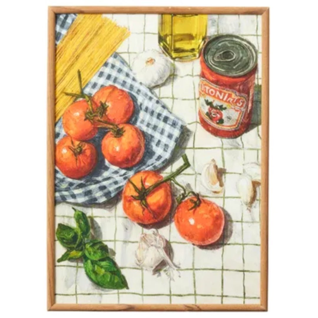 Cucina Framed Print Wall Art | 6 Tomatoes | 40x55cm - Suzie Anderson Home