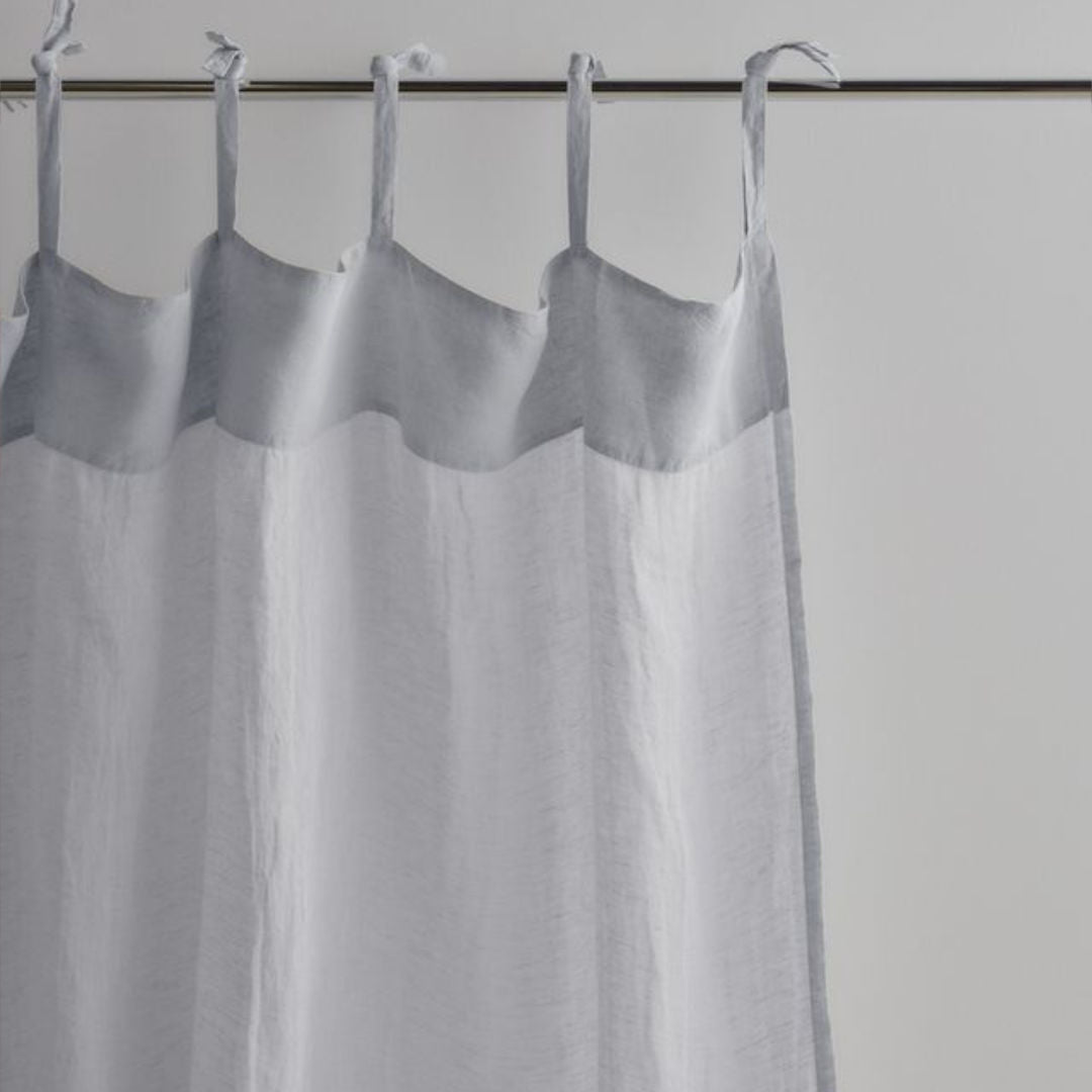 Curtain Linen Drop | Fog - Suzie Anderson Home
