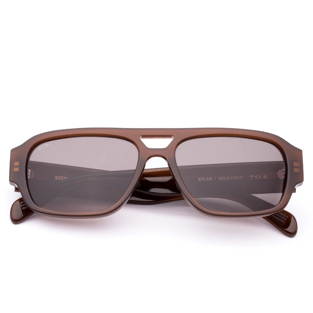 Sito | Atlas Sunglasses | Milky Coco / Grey