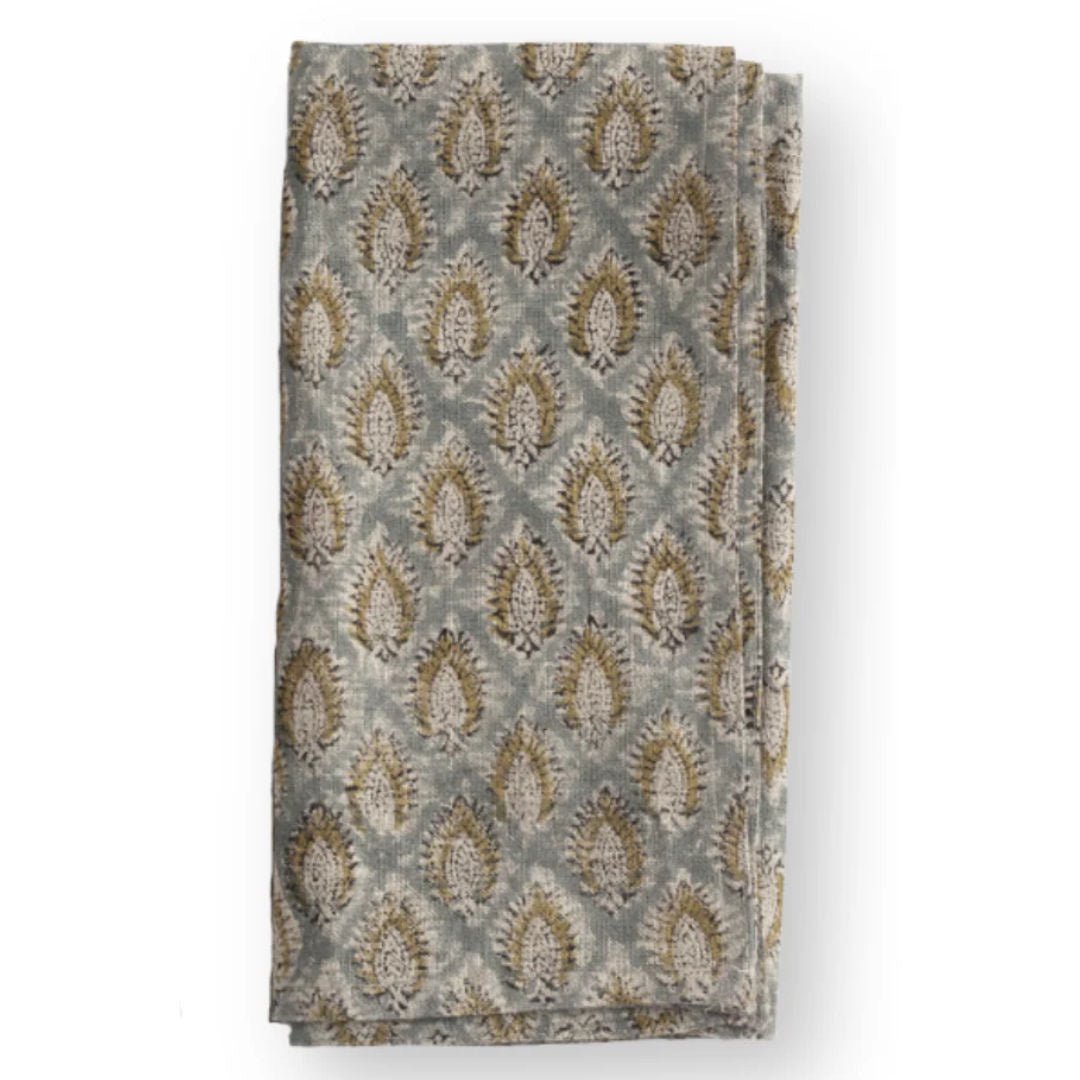 Cypress Parrot Blue Linen Napkins | SET OF 2 - Suzie Anderson Home