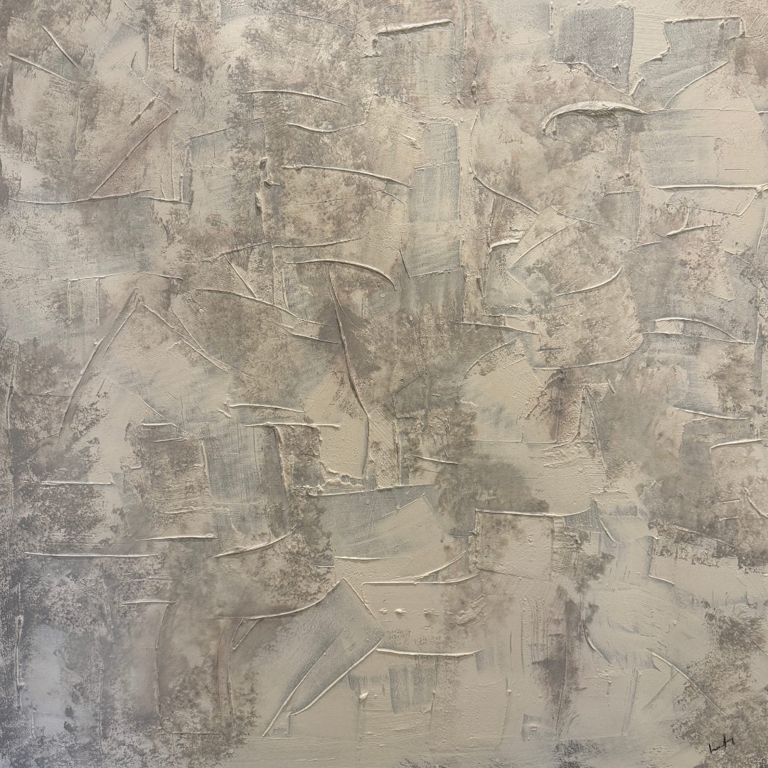 Dawn | "Dageraad II" | Laura Hayes Mixed Media on Canvas | 92 x 92cm - Suzie Anderson Home