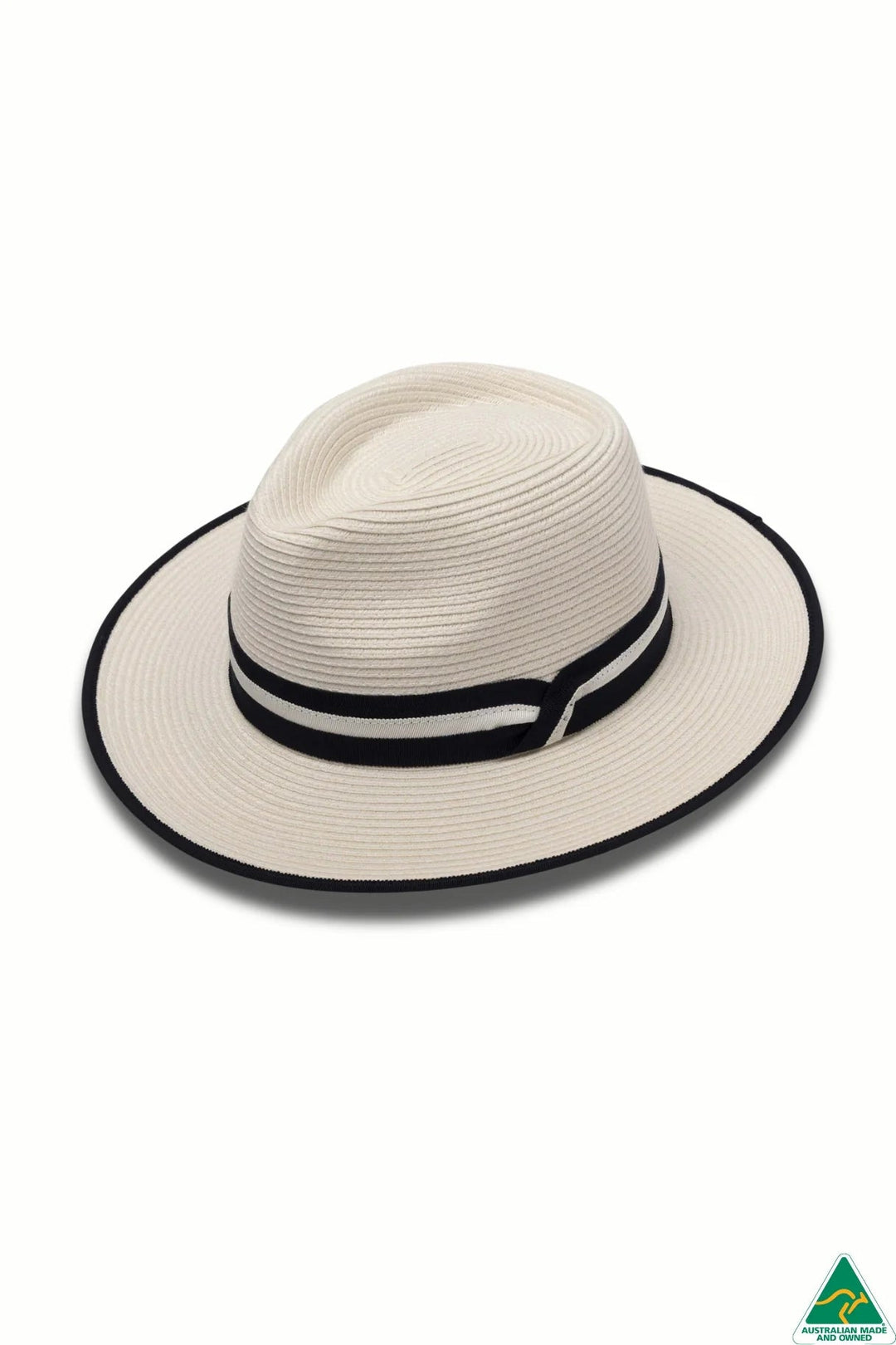 Deborah Hutton Hat 024 | UPF50+ | Windsor Ivory/Navy | 56cm - Suzie Anderson Home
