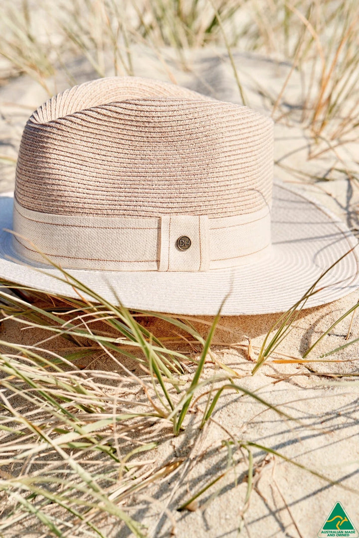 Deborah Hutton Summer Hat 012 | UPF50+ | Mix Camel/Ivory | 54cm - Suzie Anderson Home