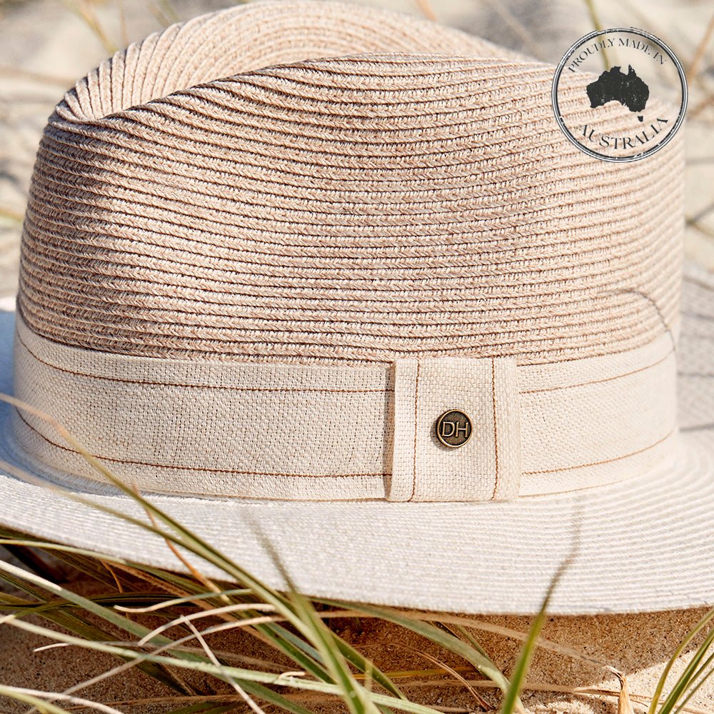 Deborah Hutton Summer Hat 012 | UPF50+ | Mix Camel/Ivory | 58cm - Suzie Anderson Home