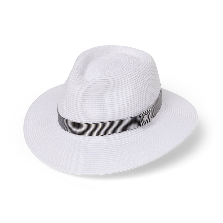 Deborah Hutton Summer Hat 037 | UPF50+ | White/Navy - Suzie Anderson Home