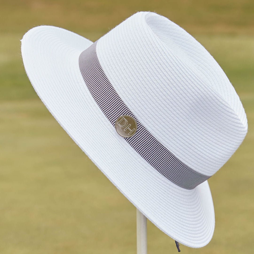 Deborah Hutton Summer Hat 037 | UPF50+ | White/Navy - Suzie Anderson Home