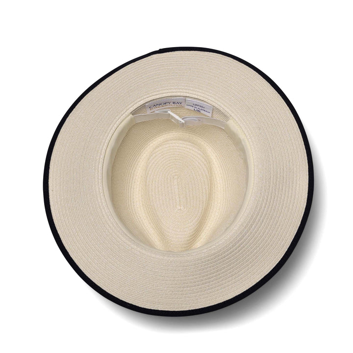 Deborah Hutton Summer Hat 038 | UPF50+ | Ivory/Black - Suzie Anderson Home