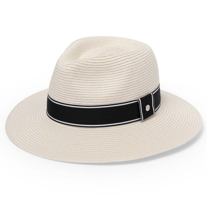 Deborah Hutton Summer Hat 038 | UPF50+ | Ivory/Black - Suzie Anderson Home