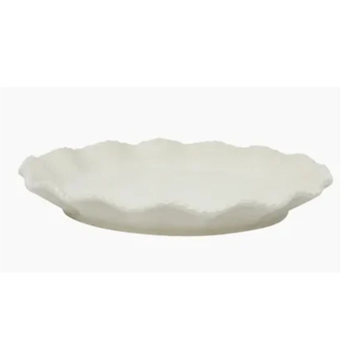 Scallopia Rope Ceramic Dessert Plate