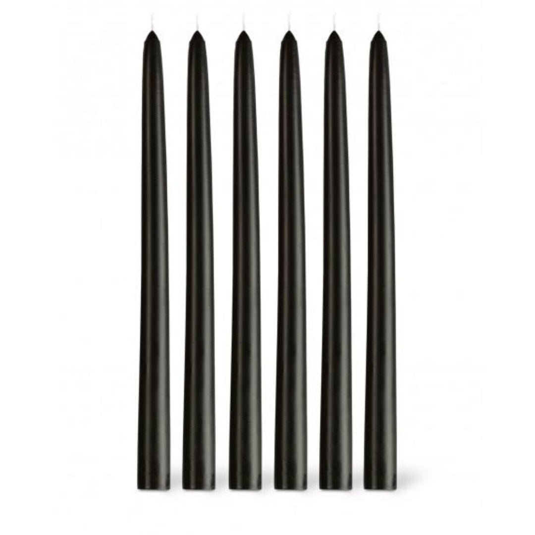 Dinner Candle TAPER | Black | Made in France - Suzie Anderson Home
