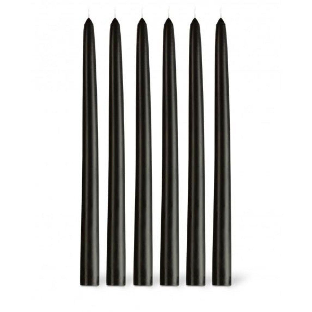 Dinner Candle TAPER | Black | Made in France - Suzie Anderson Home