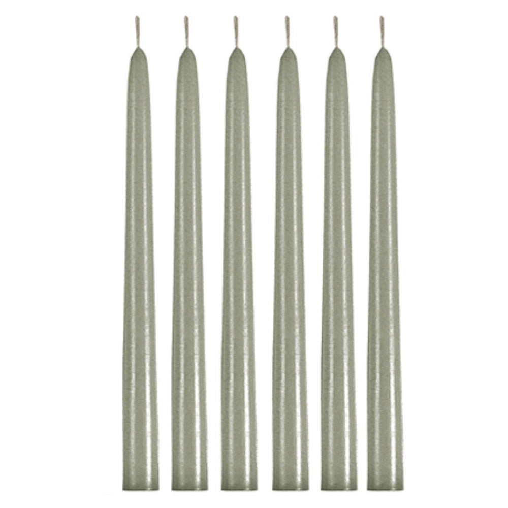 Dinner Candle TAPER | Cement | Made in France - Suzie Anderson Home