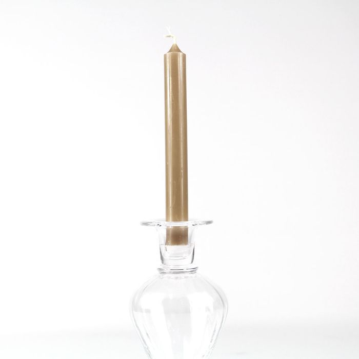 Dinner Candle | Taupe | Made in France | 2.2 x 20cm - Suzie Anderson Home