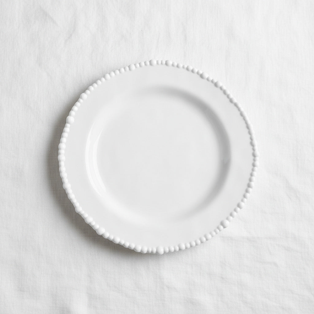 Pearl Dinner Plate | Melamine | White