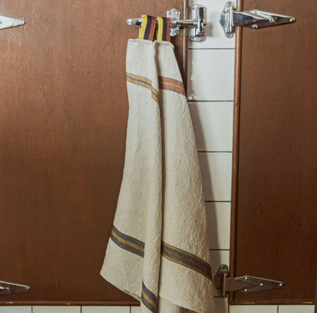 Dock Linen Tea Towel | Libeco | Nairobi Stripe