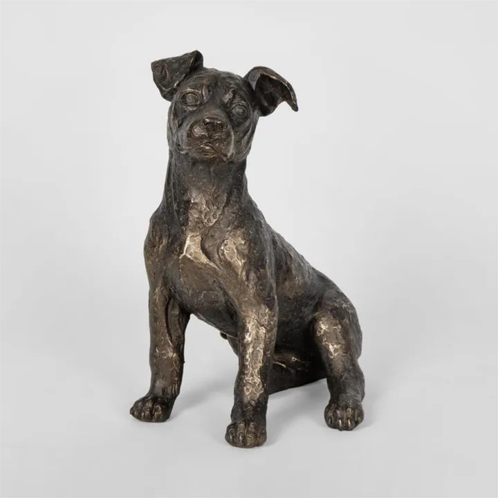 Bobbie Dog Sculpture | Bronze Polyresin