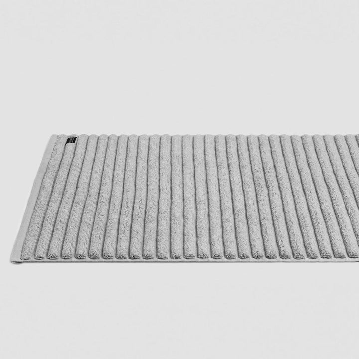 Bemboka Turkish Ribbed Bath Mat | Dove | 60x95cm