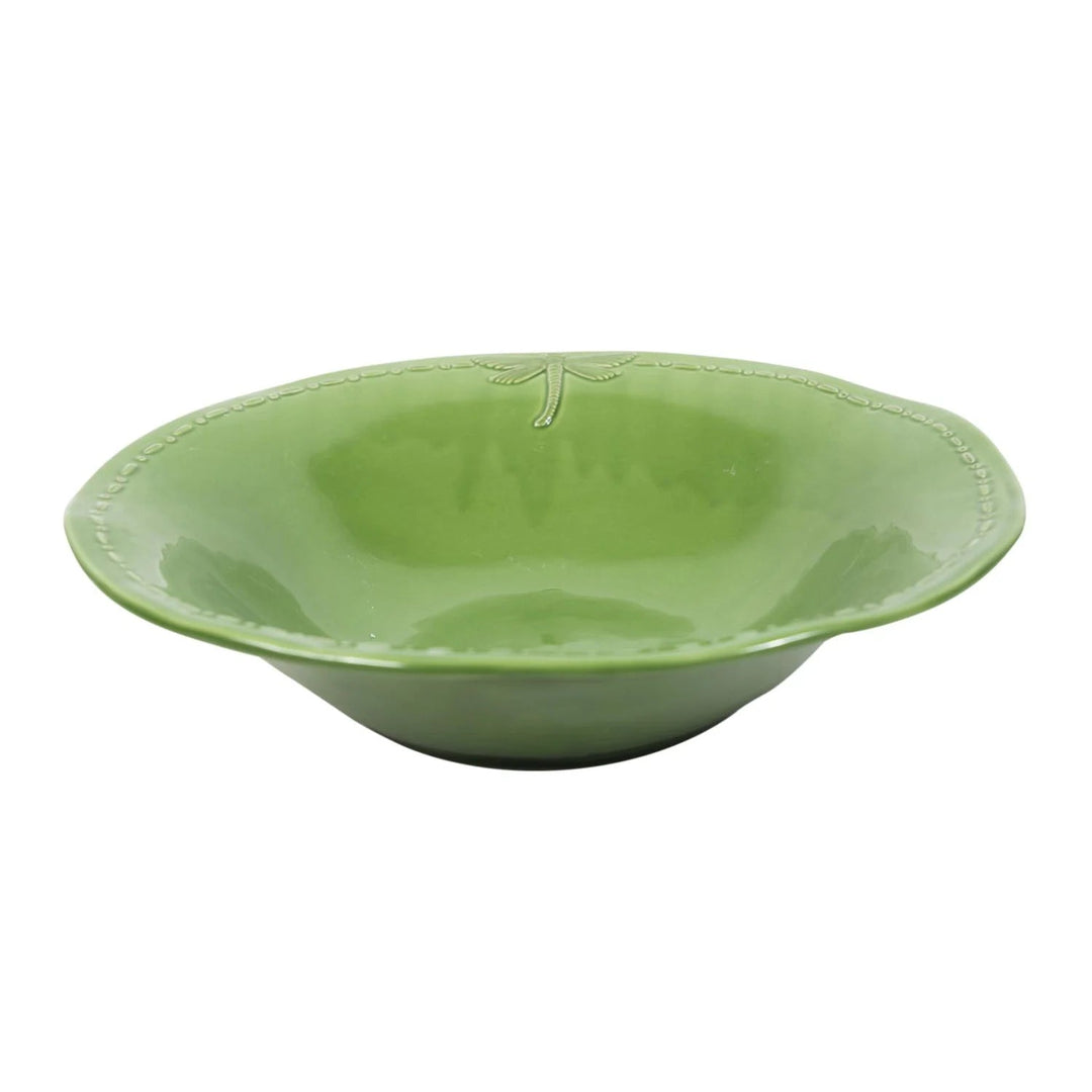 Dragonfly Ceramic | Green | Small Salad Bowl - Suzie Anderson Home