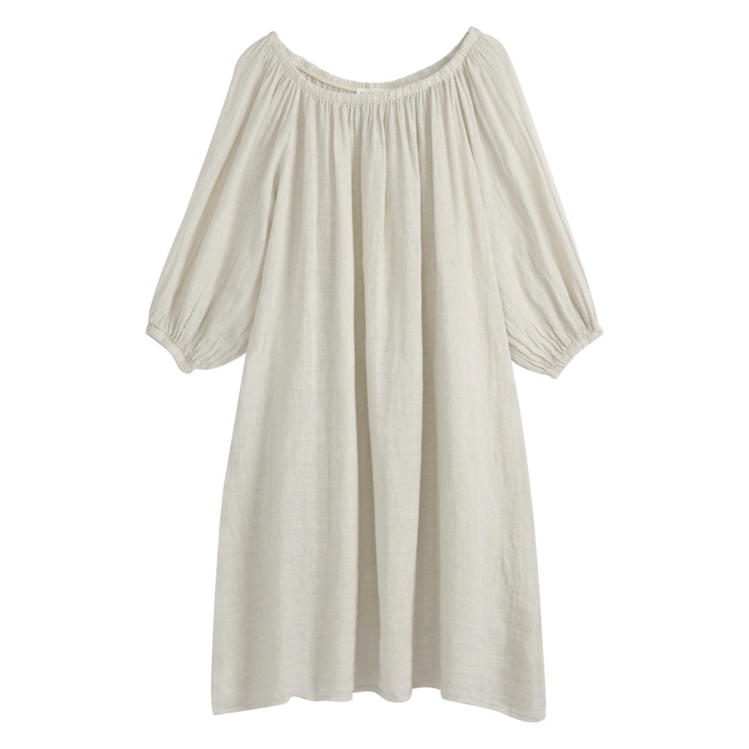 Bypias | First Love Linen Dress | Taupe
