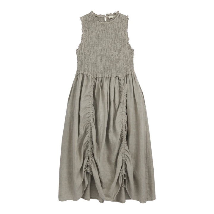 Bypias | Hacienda Linen Dress | Taupe