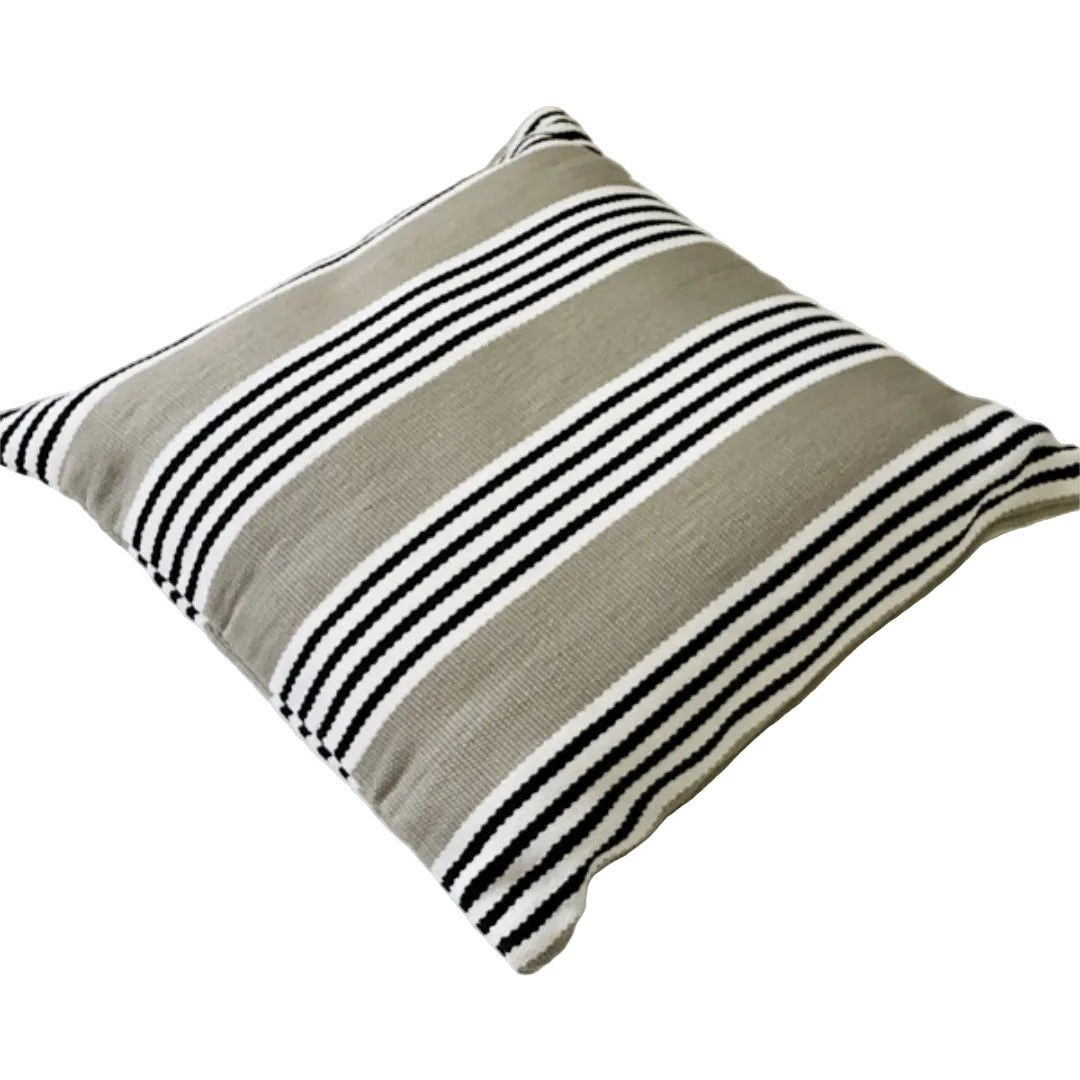 Durban Sand | Outdoor Cushion Cover & Poly Insert | 60x60cm (BOWRAL) - Suzie Anderson Home
