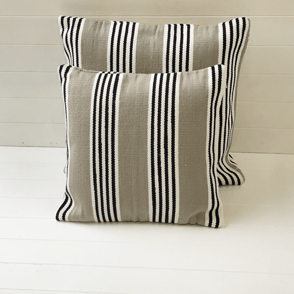 Durban Sand | Outdoor Cushion Cover &amp; Poly Insert | 60x60cm (BOWRAL) - Suzie Anderson Home