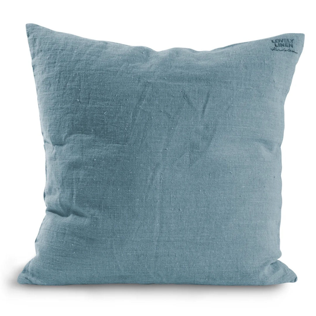 Lovely Linen Cushion Cover | Dusty blue | 50x50cm-Suzie Anderson Home
