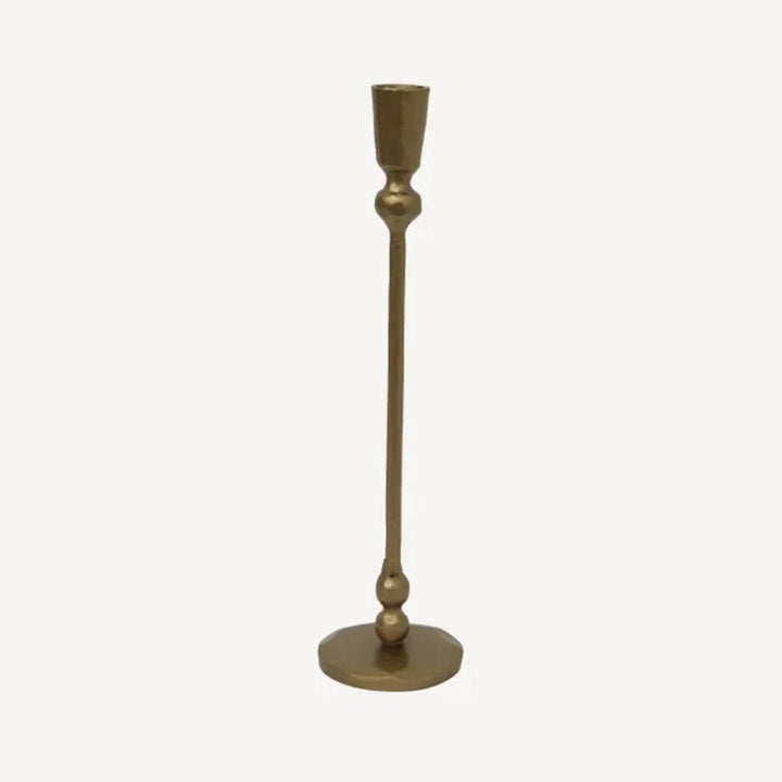 Eadie Gold Candlestick | Medium - Suzie Anderson Home