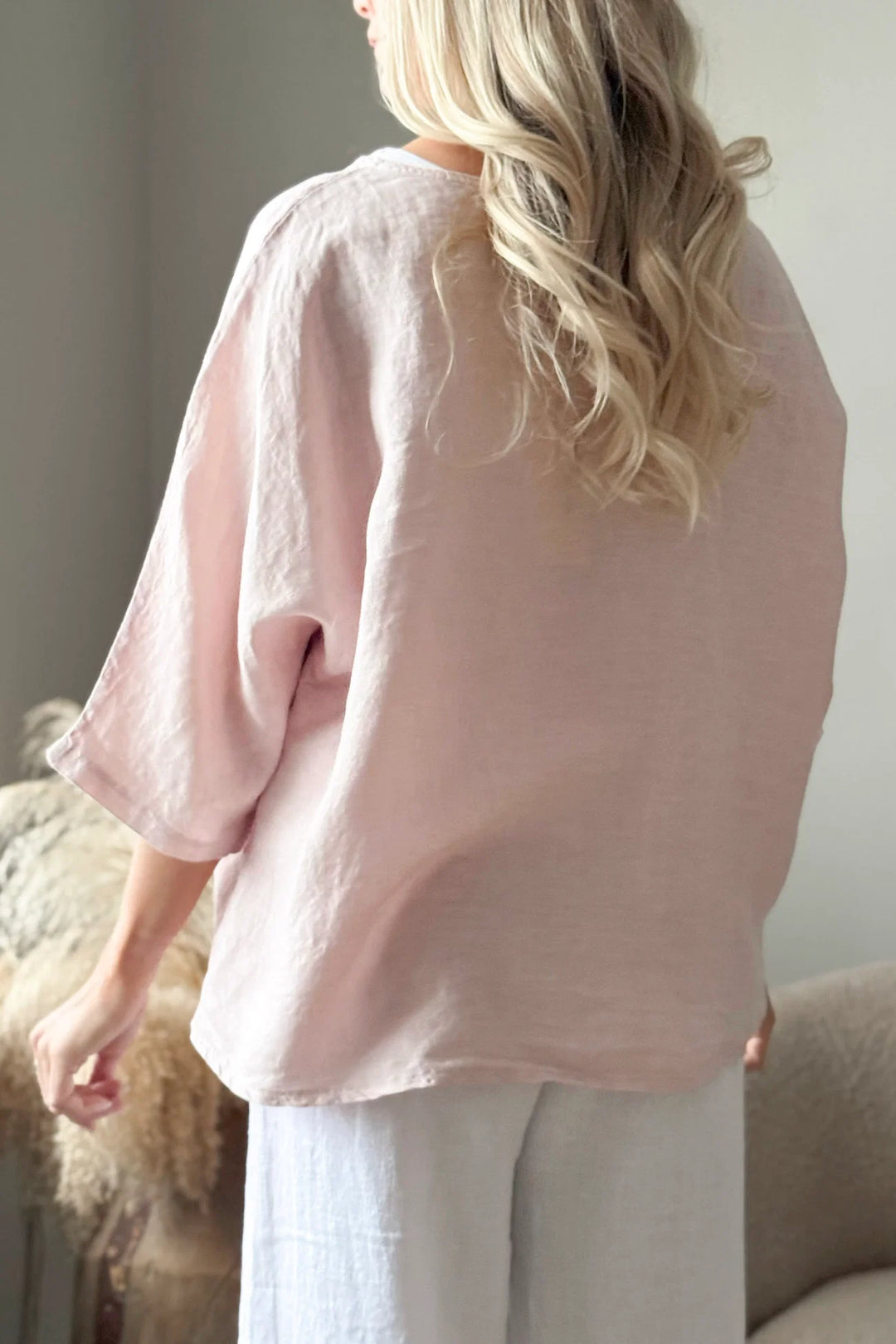 Bypias | Edell Linen Shirt | Light Pink