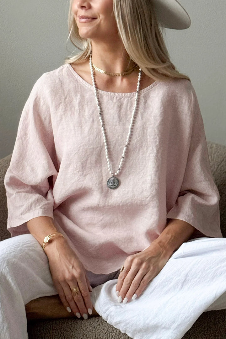 Bypias | Edell Linen Shirt | Light Pink