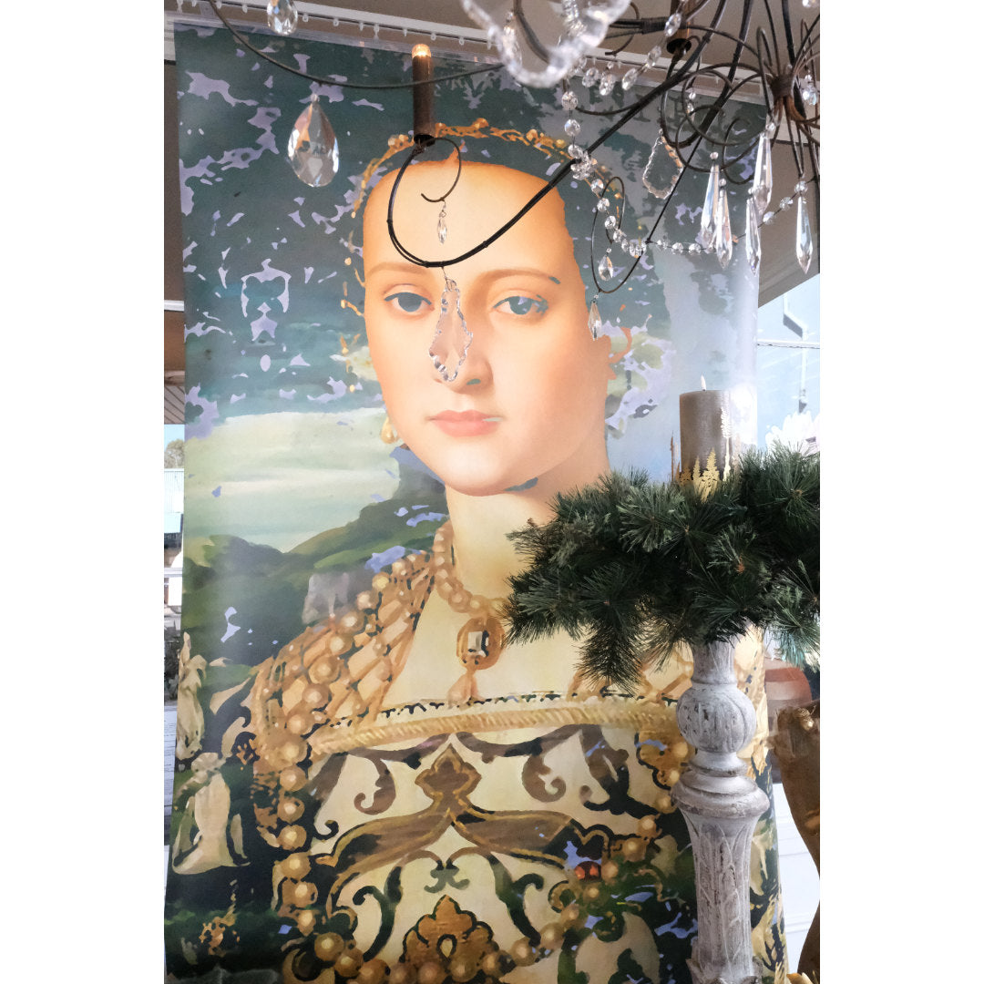 Classic Paper Wallpaper | Famous Paintings Eleanora | Per Panel (1.2mW x 2.75mH)