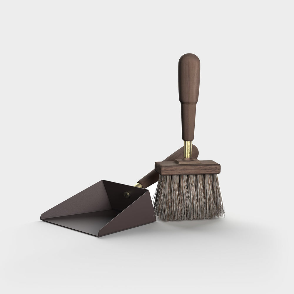 Eldvarm Emma Shovel & Brush | Classique Walnut - Suzie Anderson Home
