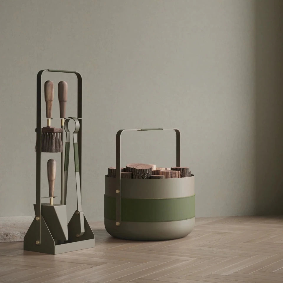 Eldvarm Emma Fire Set | Olive - Suzie Anderson Home