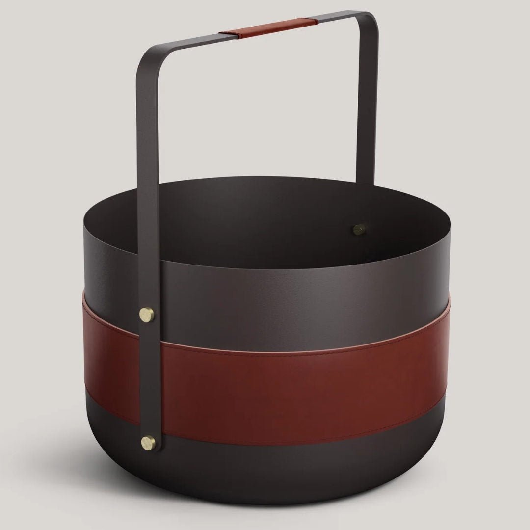 Eldvarm Emma Wood Basket | Havane - Suzie Anderson Home