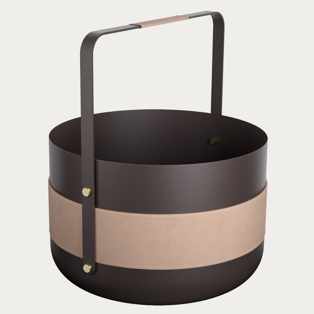 Eldvarm Emma Wood Basket | Naturel 11-Suzie Anderson Home