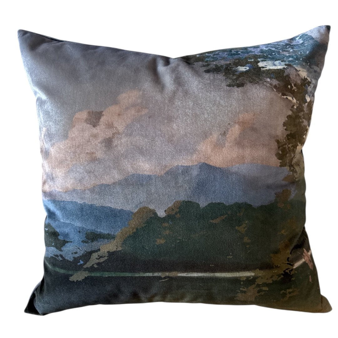 Eleanora Landscape Cushion Cover | Velvet | 60x60cm - Suzie Anderson Home