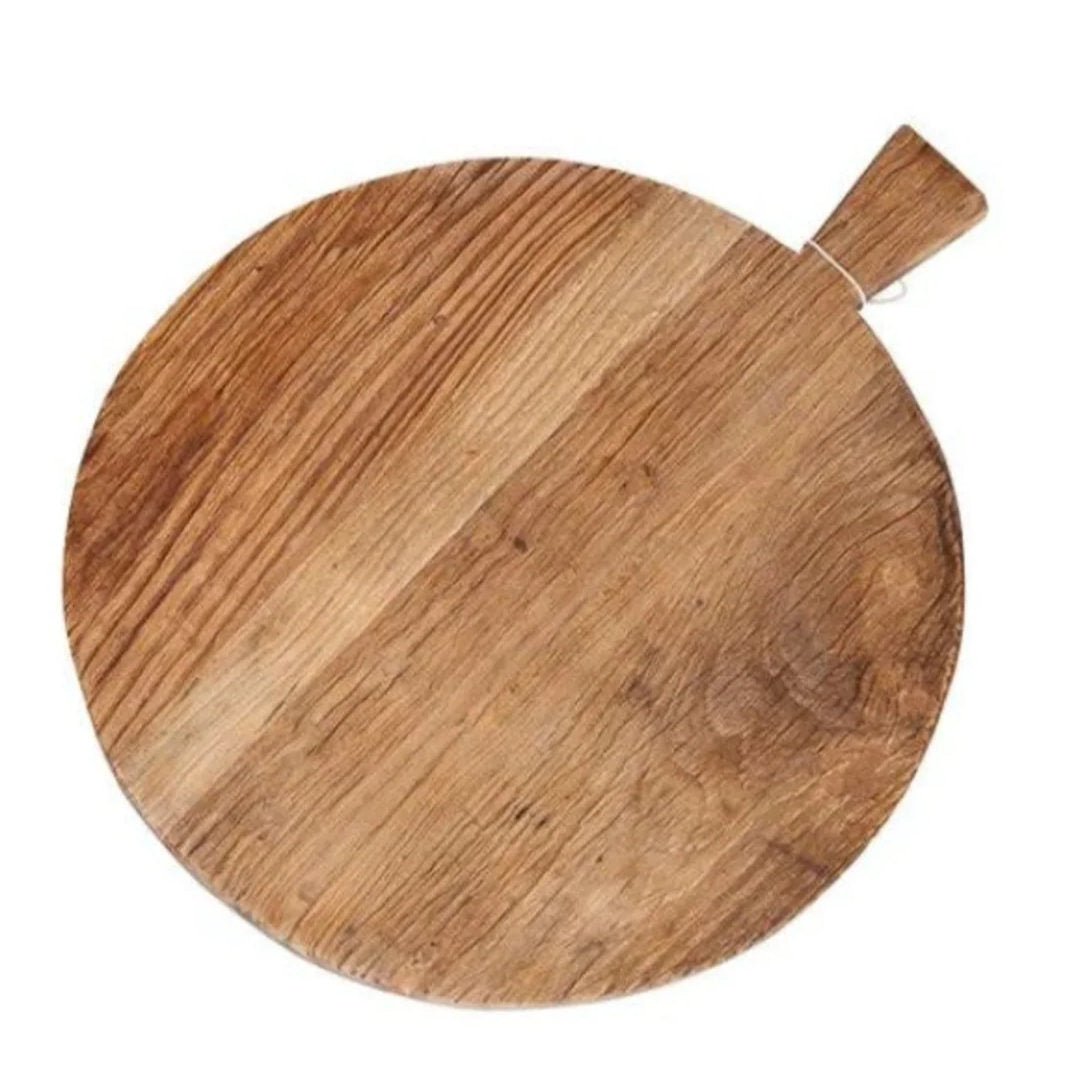 Elm Bread Board | 50cm Round with Handle - Suzie Anderson Home