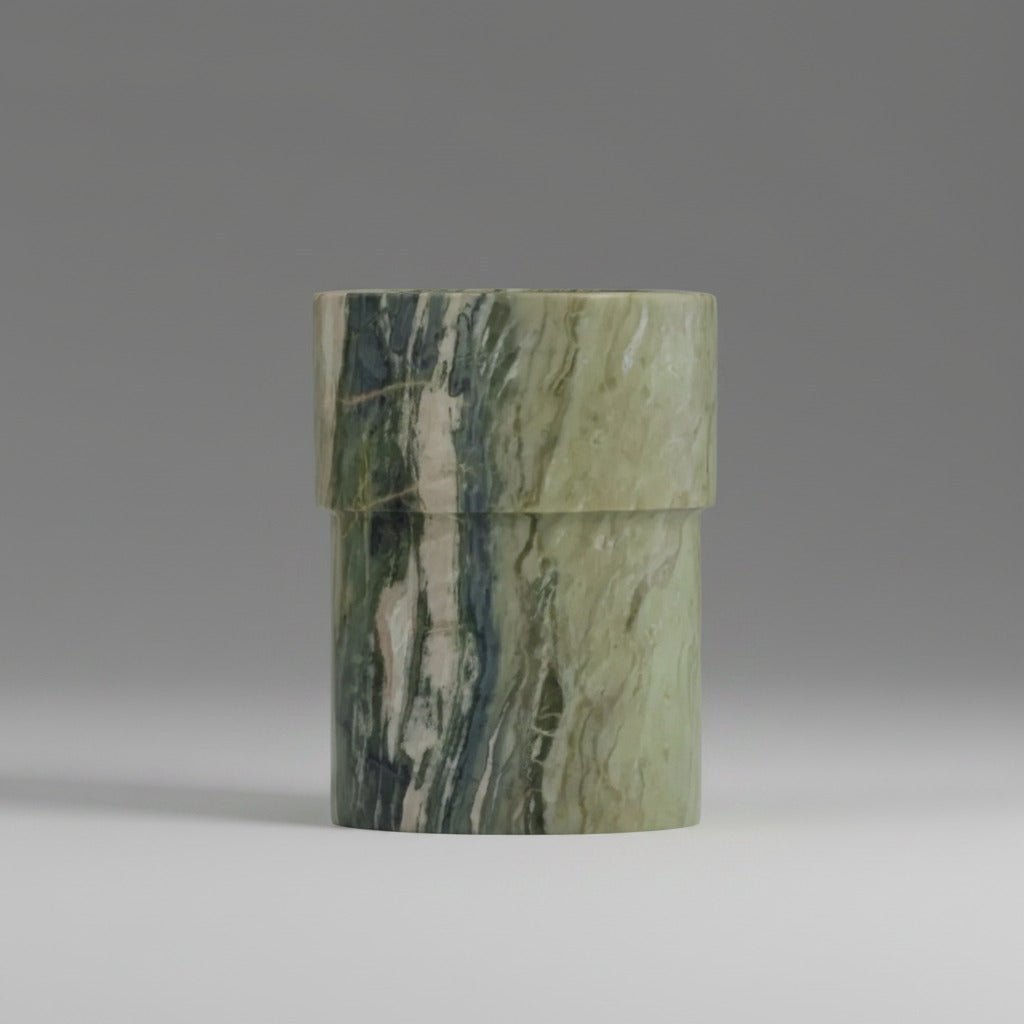 Embracement Large Vessel / Holder | Verde Green Marble - Suzie Anderson Home