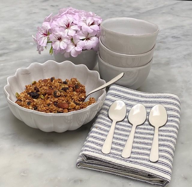 Enamel White Spoons | Set of 4-Suzie Anderson Home
