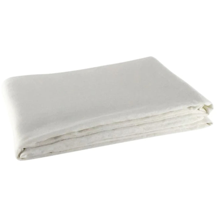 Enzyme White Linen Tablecloth | 250 x 150 cm