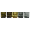 Lune Essence Glass Votives | Set of 5