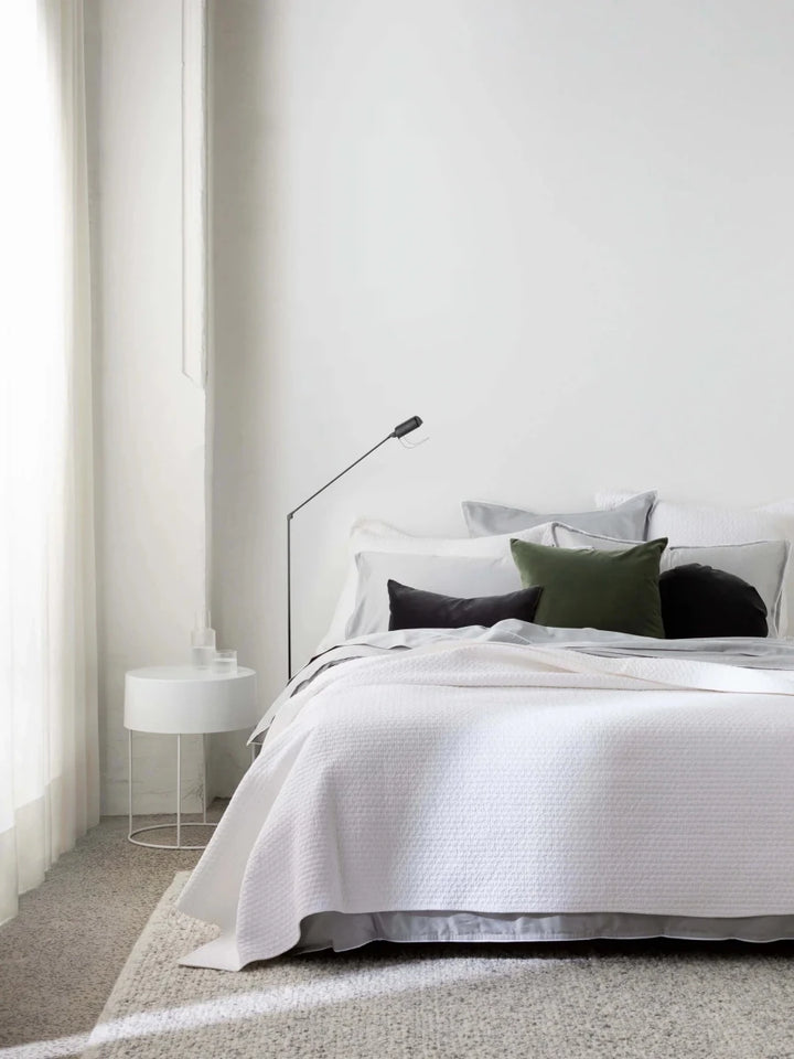 Etro Mini Velvet &amp; Linen Cushion &amp; Insert | Graphite | 30x50cm - Suzie Anderson Home